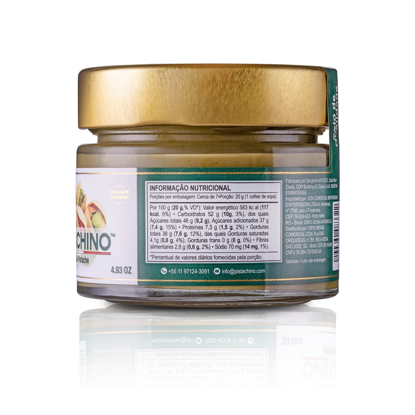 CREME DE PISTACHE CREMOSO 140G - PISTACHINO