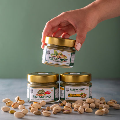 KIT EXPERIÊNCIA PISTACHINO – 3 CREMES DE PISTACHE 140g