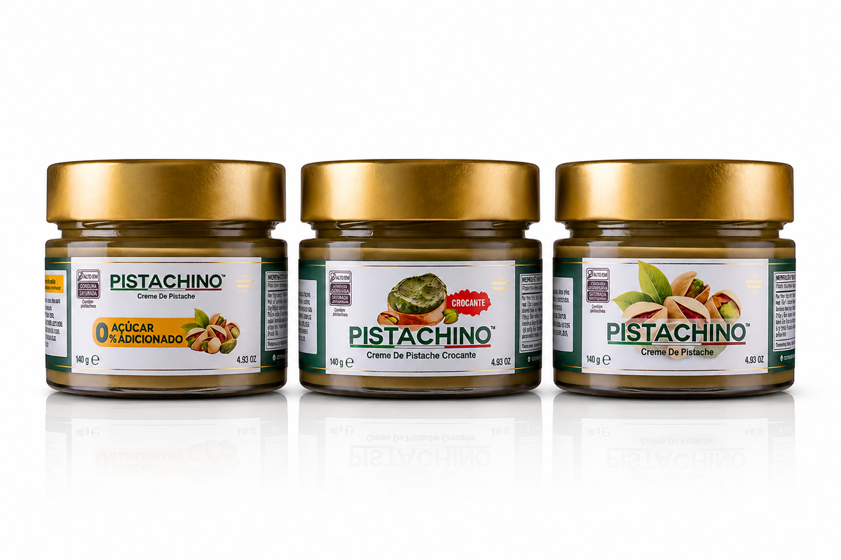 KIT EXPERIÊNCIA PISTACHINO – 3 CREMES DE PISTACHE 140g