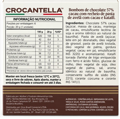UNO DUBAI CHOCOLATE 57% CROCANTELLA — Pack 120g
