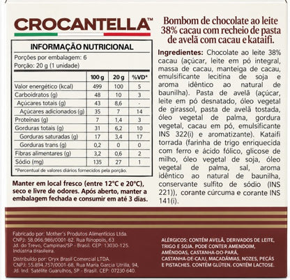 UNO DUBAI CHOCOLATE 38% CROCANTELLA — PACK 120g