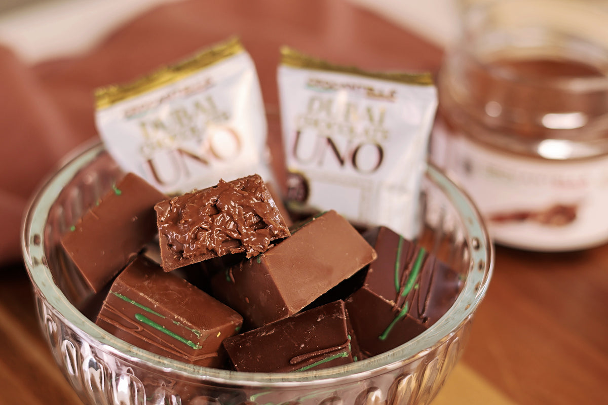 UNO DUBAI CHOCOLATE 38% CROCANTELLA — PACK 120g